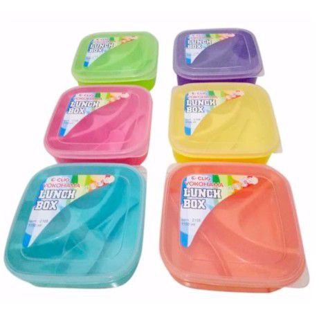 Tempat Makan Lunch Box Clio Yahokama polos 3 sekat