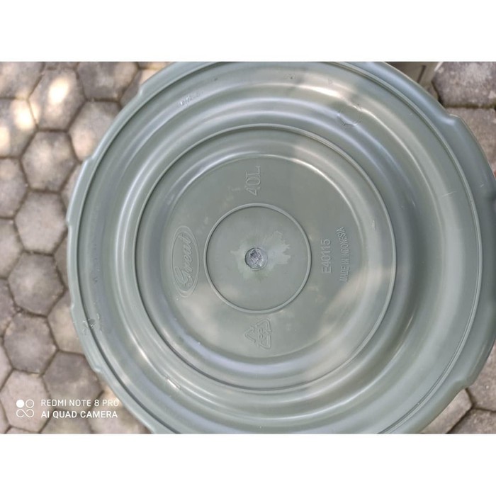 Ember Abu / Ember Plastik / Ember Murah 40 LITER + TUTUP