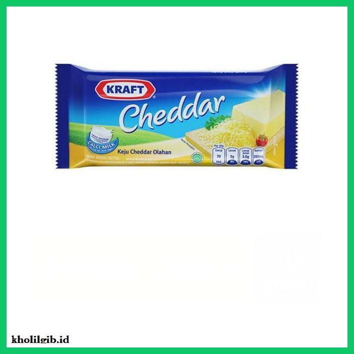 

Ujekujek- Keju Cheddar Cheese 70 Gram -Original.