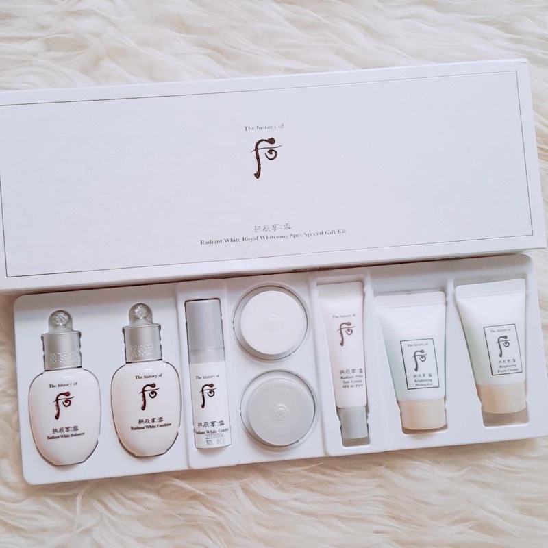 the history of whoo whitening trv set