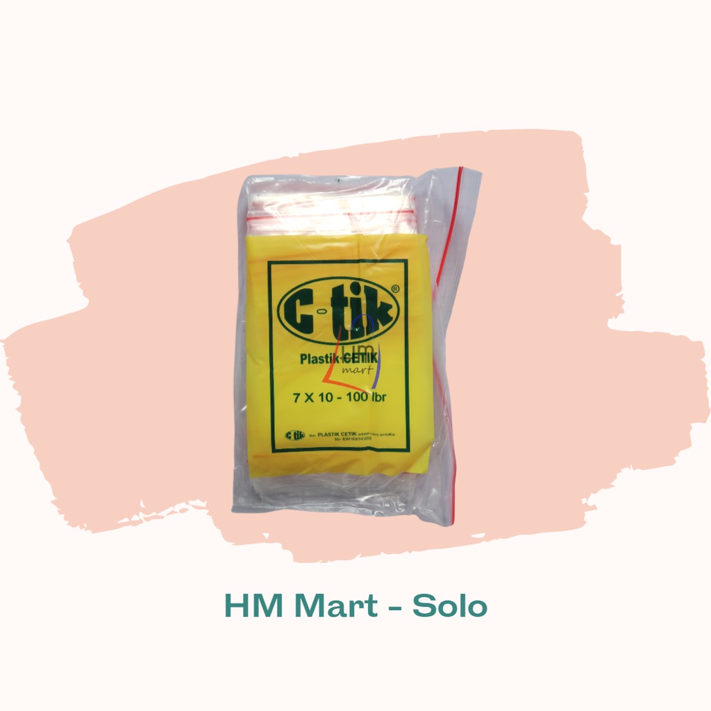 Plastik Klip Tebal Cetik / Ctik 7x10x03