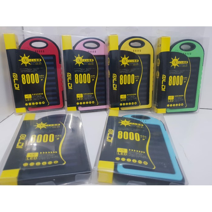 Power Bank Solar Cell - PowerBank Tenaga Surya/Matahari - PB SolarCell