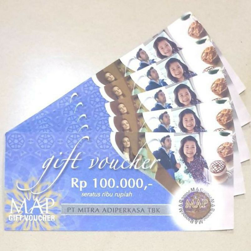 Jual Voucher Gift MAP Pecahan 100ribu 100k | Shopee Indonesia