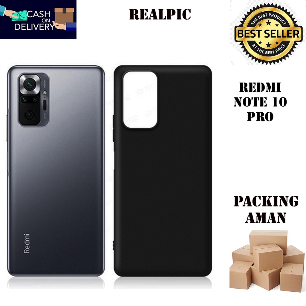 Casing Xiaomi Redmi Note 10 Pro SoftCase Black Matte