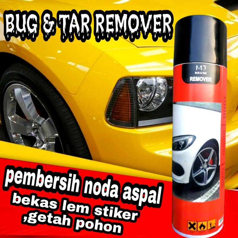 pembersih noda aspal ,getah pohon,lem sticker,kotoran serangga burung tar remover 320 ml pada body bodi mobil motor rumah tangga