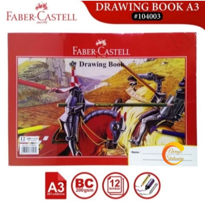 

Buku Gambar A3 Faber-Castell