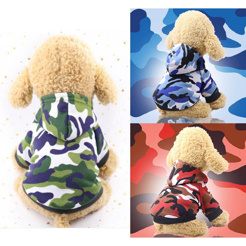 Baju Kucing/ Anjing  /Hoodies Camouflage