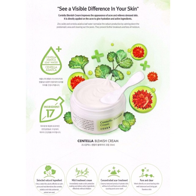 COSRX Centella Blemish Cream