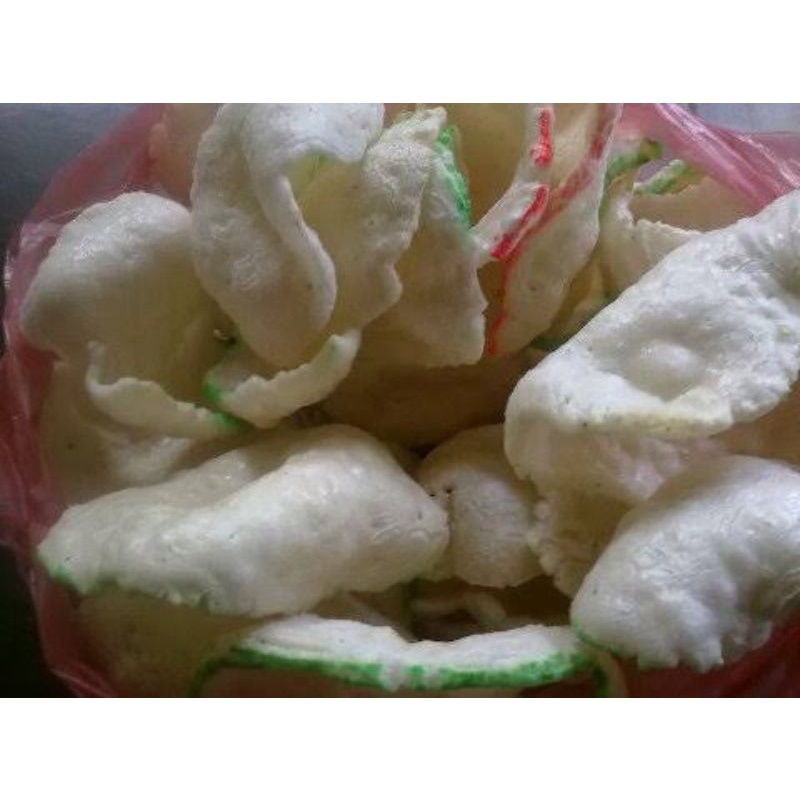 

kerupuk gombal/krupuk pasir/krupuk upil 1kg Mentah