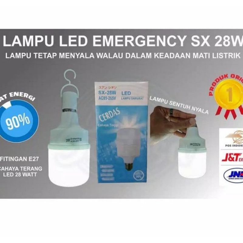 LAMPU EMERGENCY NYALA SAT MATI LAMPU
