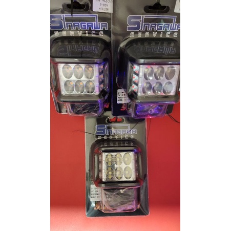 lampu tembak mini 6mata sorot+kiri kanan signal 3x3/cwl 6mata +signal