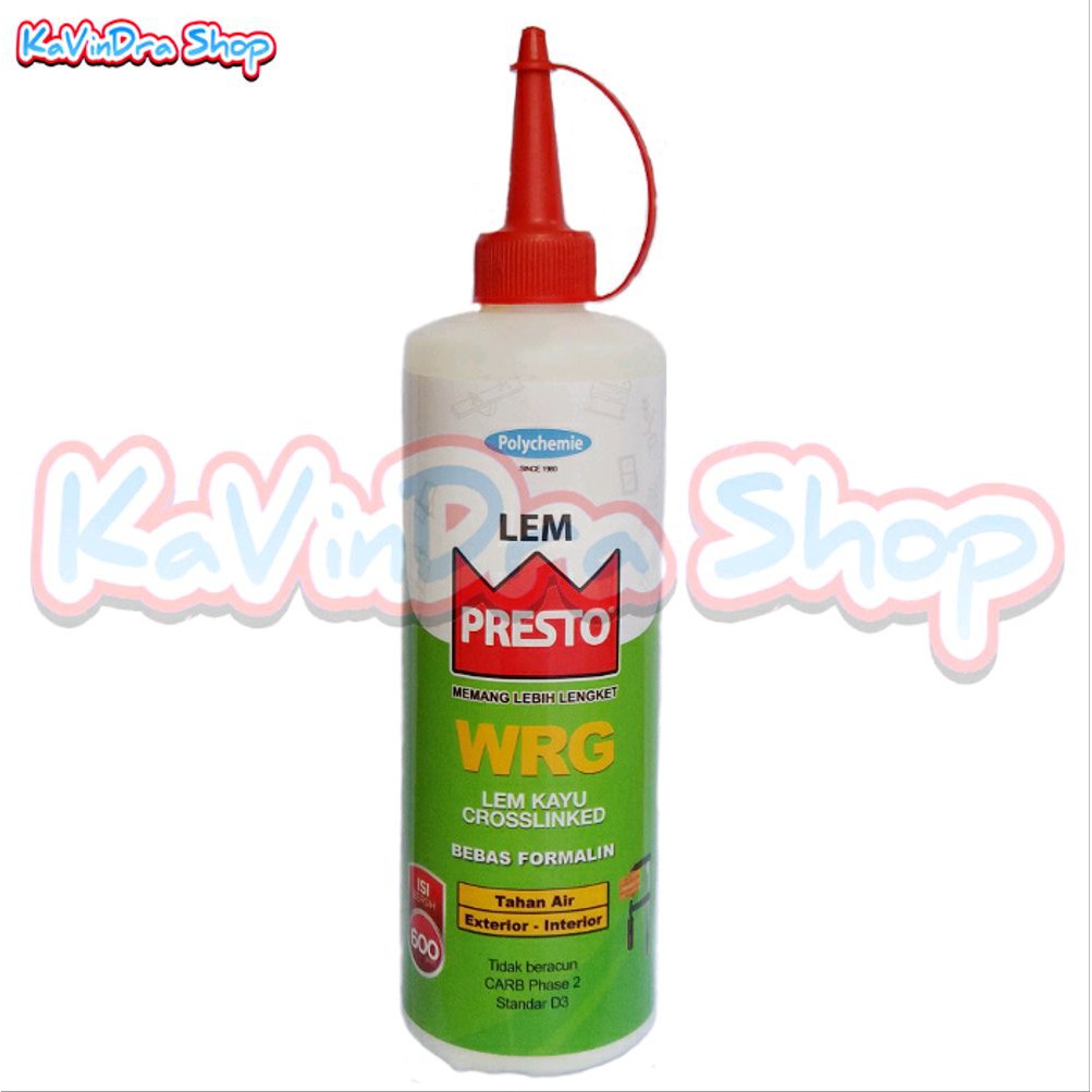 

Lem Kayu Presto WRG 600 gr terlaris