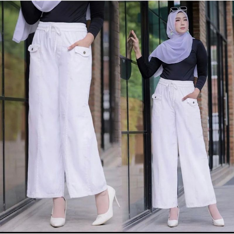 Viona Kulot Jumbo Korean Style Bahan Linen Fit To XXL