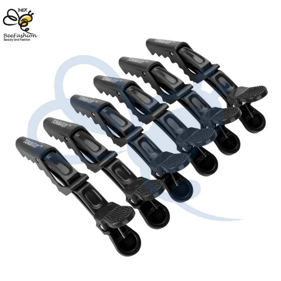 Jepit Rambut Salon Barber Potong Rambut Hair Alligator Clip - 6Pcs