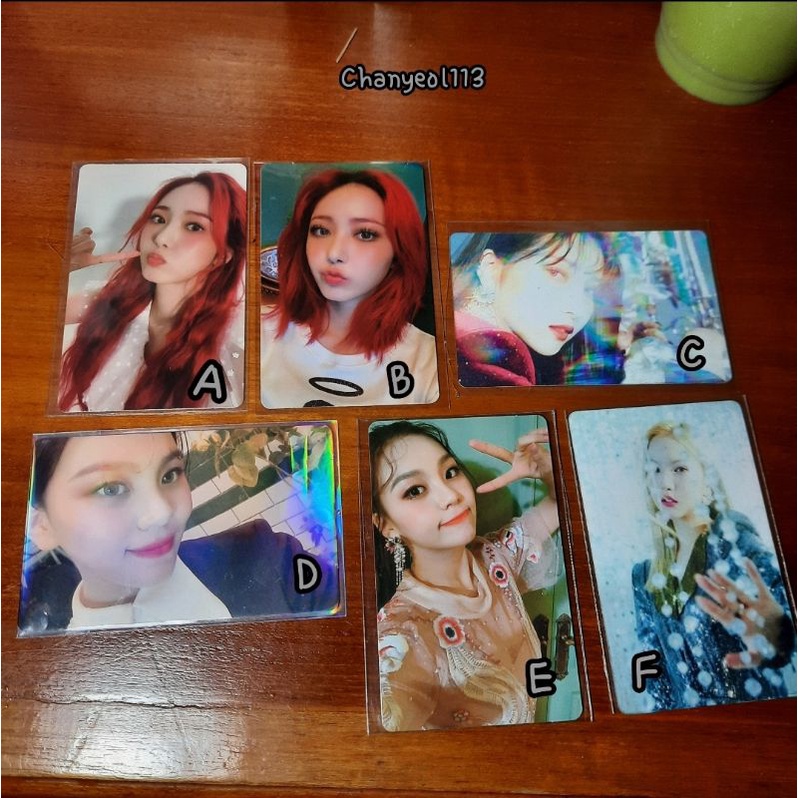 [READY] photocard GFRIEND song of the sirens | umji sowon sinb eunha wts wtb