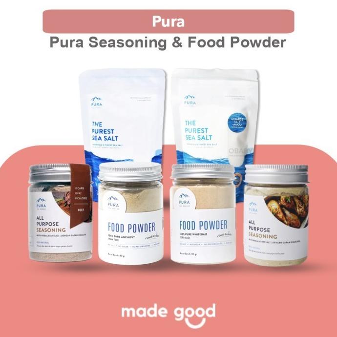 

Pura - Sea Salt, Seasoning, Food Powder - Bumbu Himalayan Salt Alami