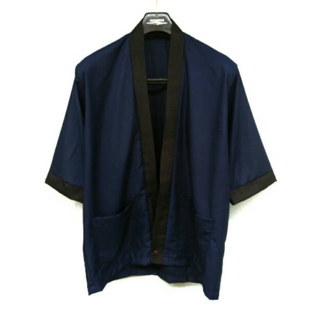Kimono Outer Pria (Navy)