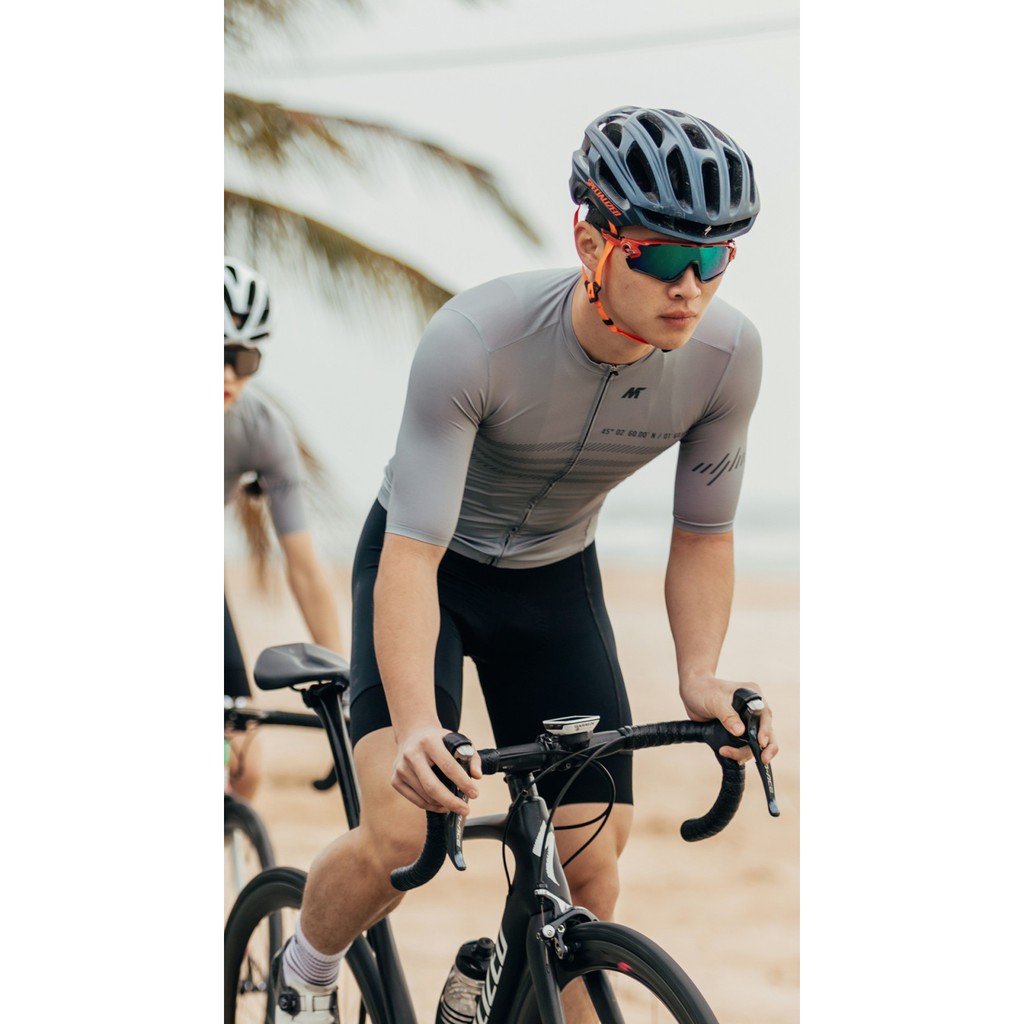 Mysenlan Horizon Grey Short Sleeve Men Jersey my senlan monton