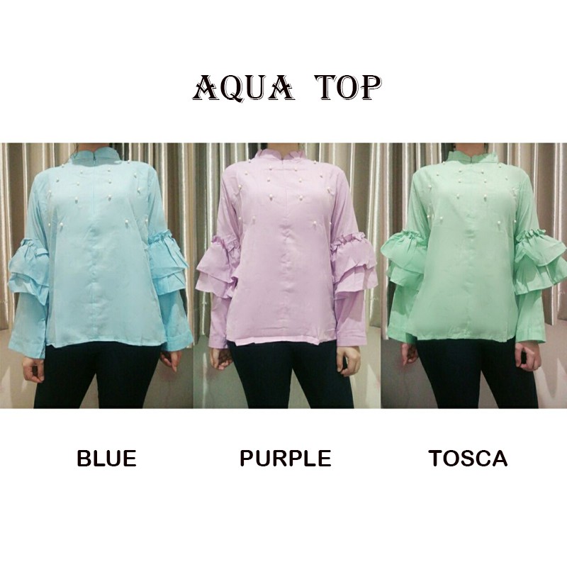 AQUA TOP - Atasan Blouse Wanita / Baju Wanita