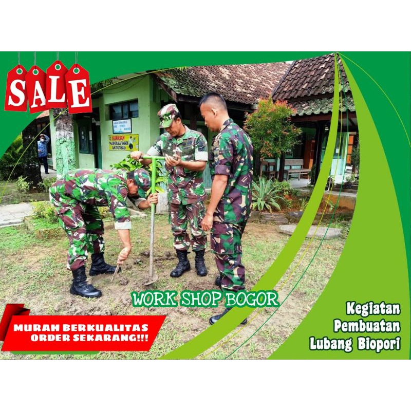 Alat BOR BIOPORI Membantu Gali Tanah Resapan Air Manual BISA CUSTOM!!