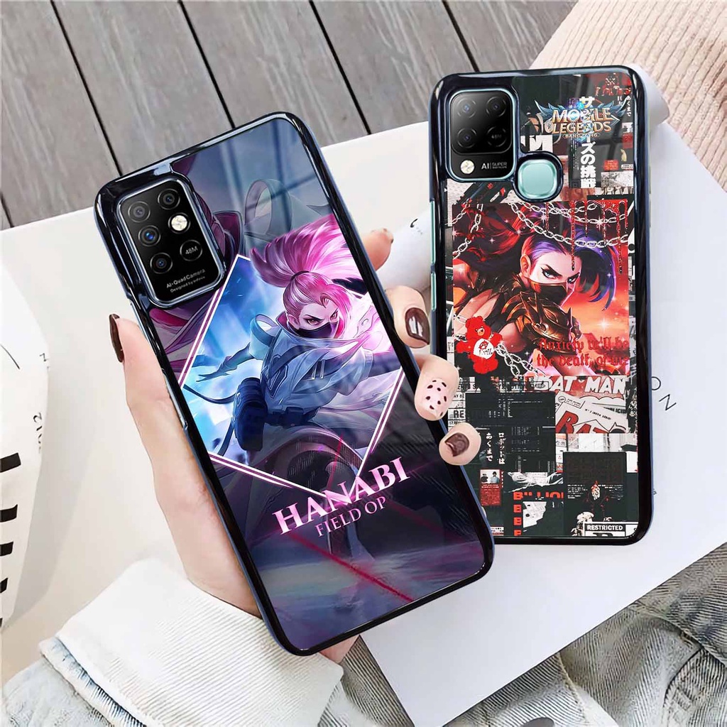[NT22] Case Glossy Infinix Note 7 | 8 | 10 | 10 PRO | 10PRO NFC | Smart 4 5 6 | HOT 10  10S | Casing