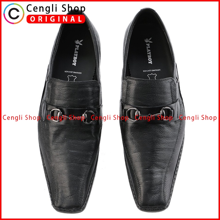 SEPATU PLAYBOY PANTOFEL FORMAL PRIA ORIGINAL KULIT ASLI TERBARU PLV8