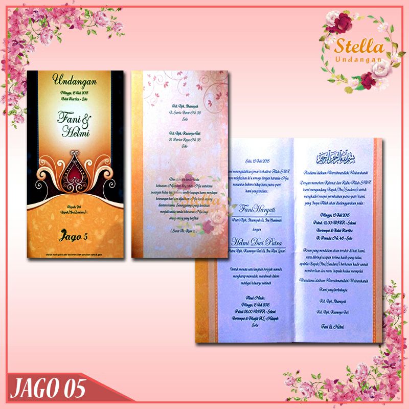 Blangko Undangan Jago 05 / Blangko Undangan Kosongan