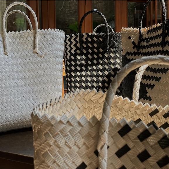 ➦ Tas Anyam Plastik, Tas Sembako, Tas - belang ♬