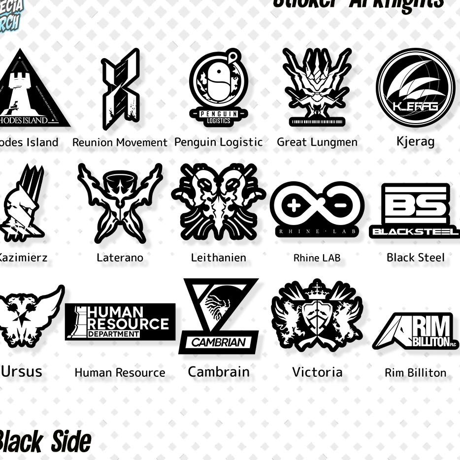 

CEG Sticker Logo Arknights / Arknights Sticker Pack / Stiker Arknight ☤↔ '