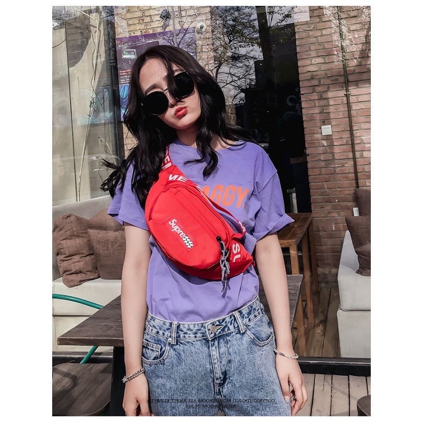 Tas Pinggang Pria Wanita Import Waist Bag Body Bag - WB007