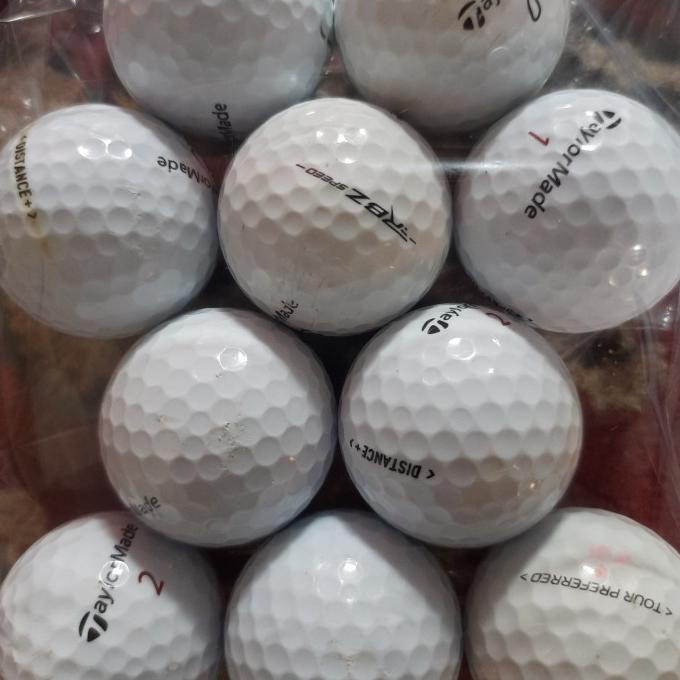 

[[COD]] bola golf taylormade type campur murah per 10 pcs