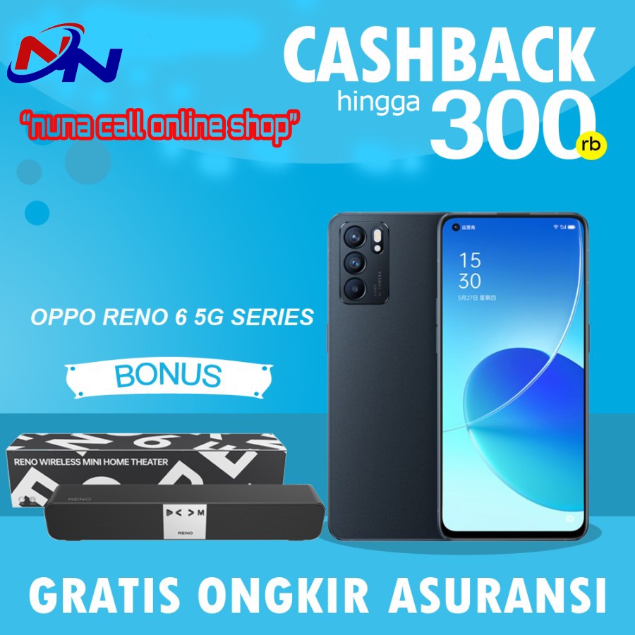 Oppo Reno 6 8/128GB Reno 6 5G 8/128GB Garansi Resmi