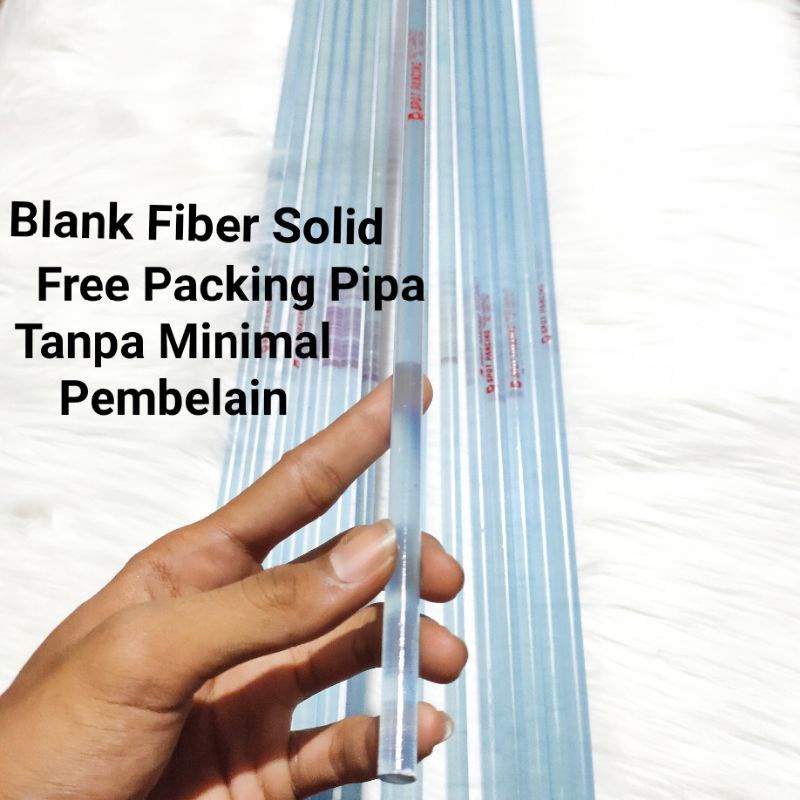 Blank fiber Solid Bening kebiruan