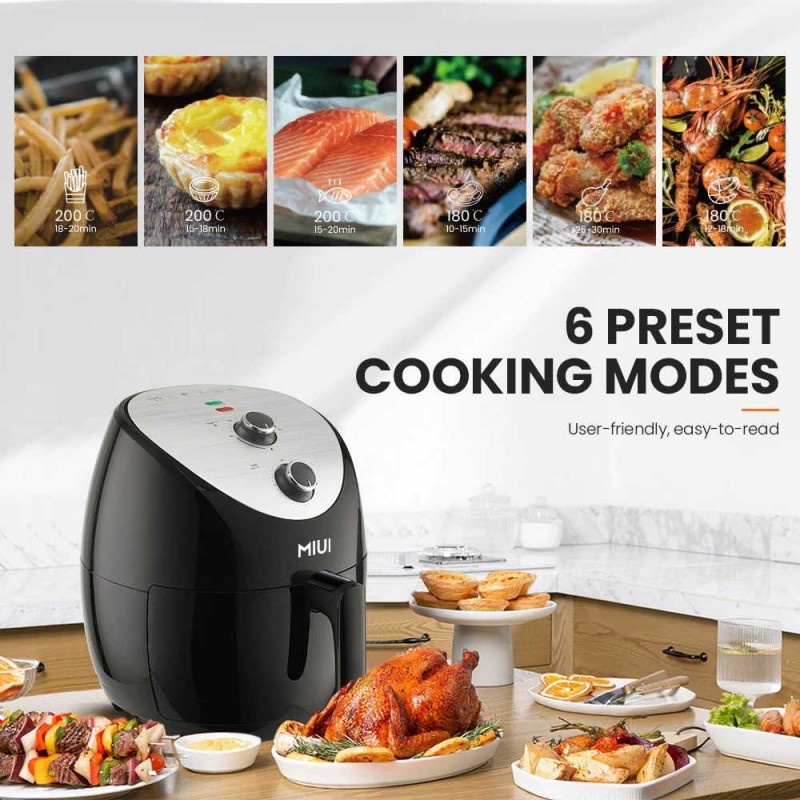 Air Fryer Mesin Penggoreng Udara 5 Liter Button Version 1500W Xmi