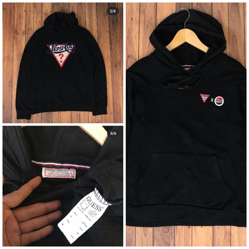 Hoodie guess x pepsi cola