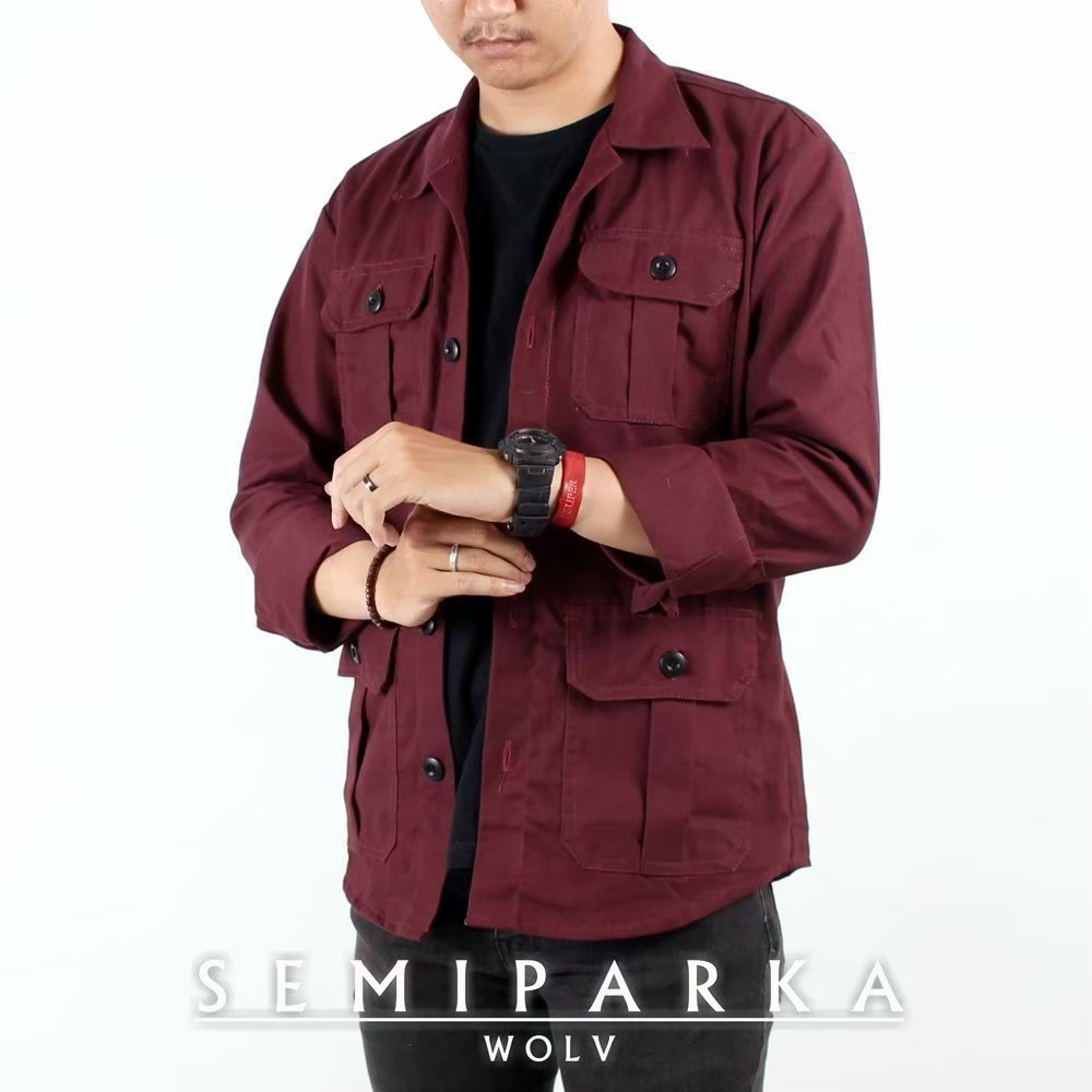 Kemeja Cowok Kasual Pria Keren Murah Croft &amp; Barrow Classic Fit Button Down Shir Baju Surfing 16TGV 111