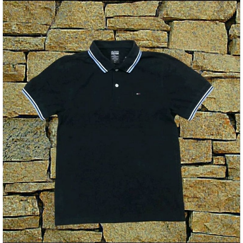 TOMMY HILFIGER POLO TSHIRT KAOS KERAH / SECOND BEKAS PRELOVED ORIGINAL / HOODIE CREWENCK