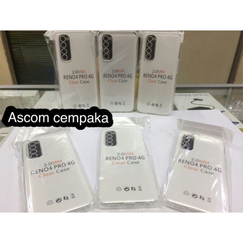 Jelly case clear tebal Oppo Reno 4pro