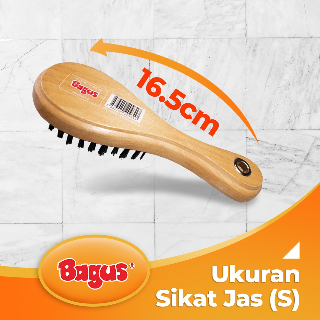 Bagus Sikat Jas Kecil Sikat Kayu Tipe 931