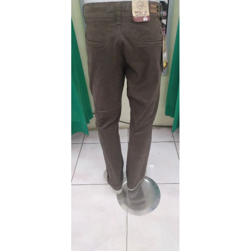 celana cowok ROLUN /celana panjang pria ROLUN bahan kain