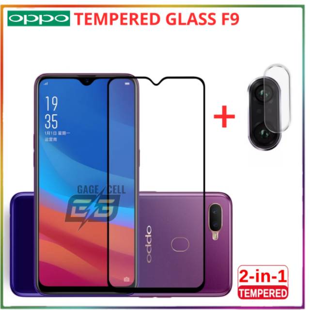 TEMPERED GLASS LAYAR CAMERA OPPO F9-TG ANTI GORES KACA LAYAR KAMERA OPPO F9 SCREEN QUARD PREMIUM