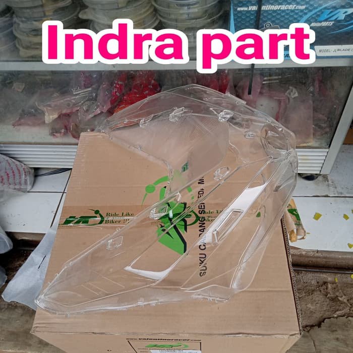 kaca mika lampu depan motor vario 150 led 2019 2020