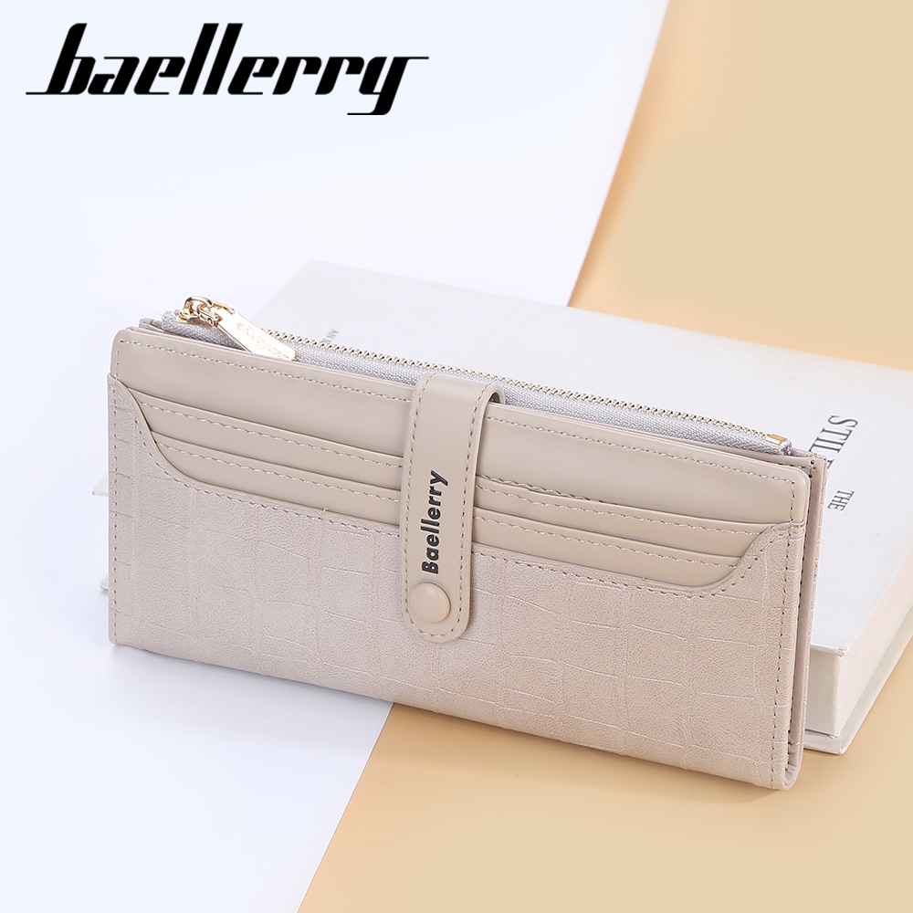 BAELLERRY N2369 Dompet Wanita Panjang Bahan Kulit PU Leather Premium WATCHKITE WKOS