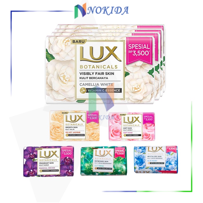 Nokida Sabun Mandi Lux Batang [1 Pcs] / Sabun Lux Batang / Sabun Mandi Batang Murah / Sabun Batang L