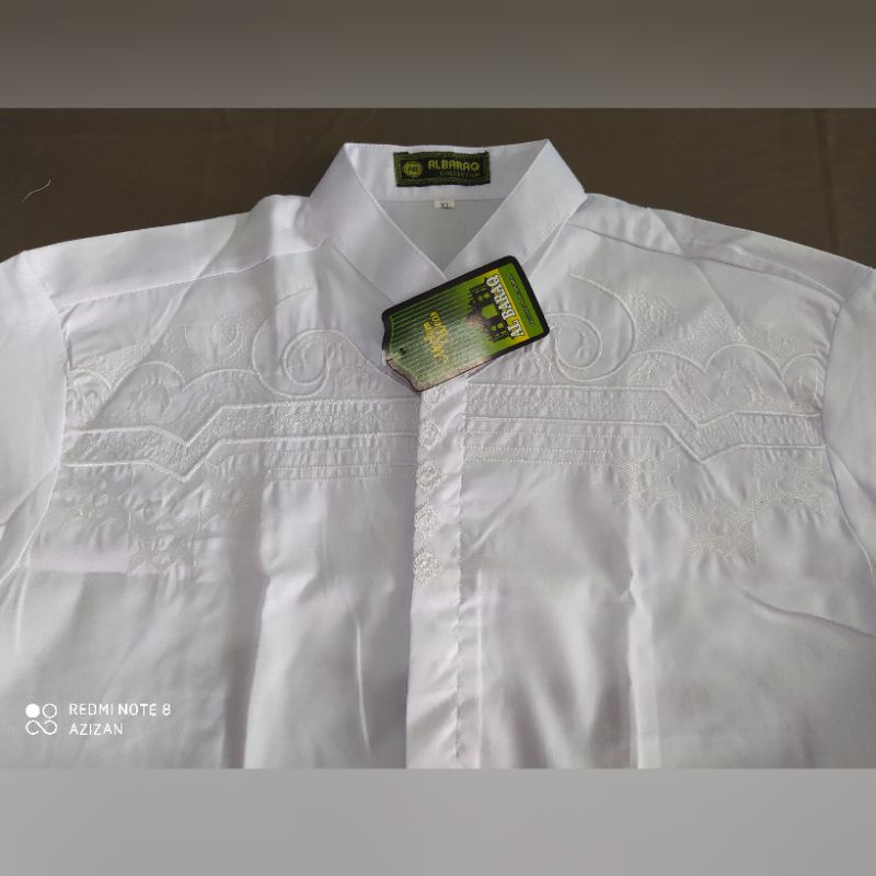 baju koko putih remaja &amp; dewasa SMP/SMA lengan panjang