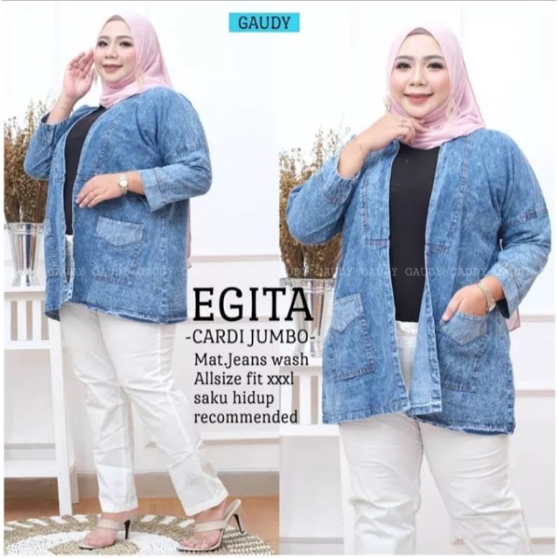 Cardigan wanita jumbo