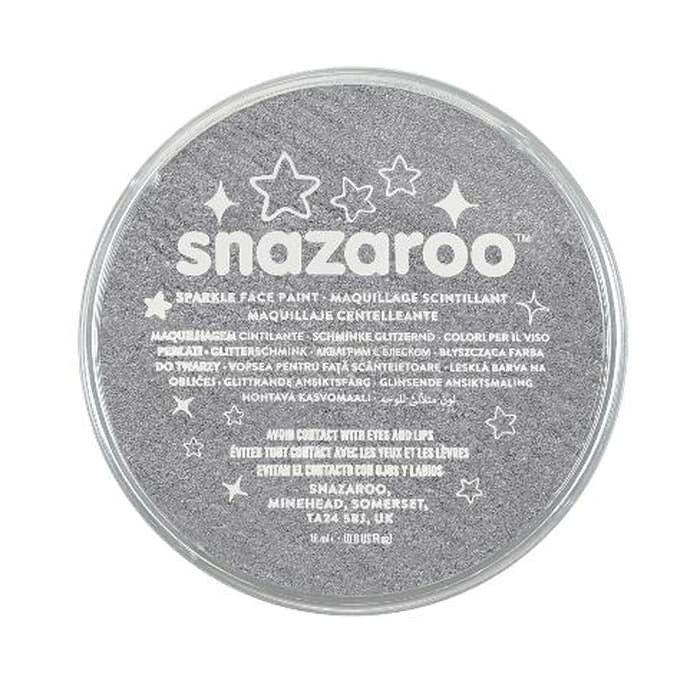 

SNAZAROO Sparkle Face Paint 18ml Sparkle Gun Metal Grey
