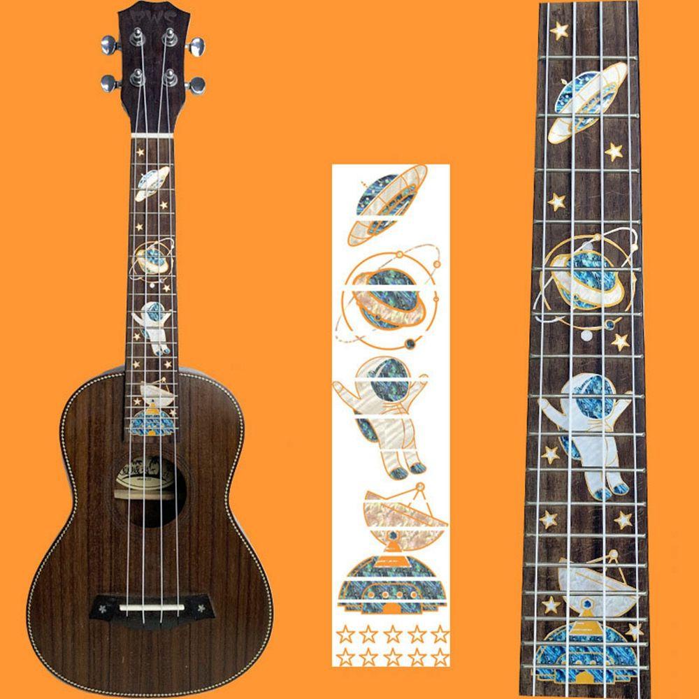 Stiker Fretboard Nanas Baru Alat Musik Dekorasi Indah Cross Inlay Decals