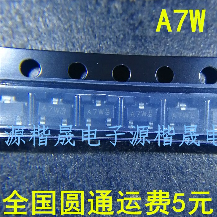 100pcs/lot BAV99 A7 A7W SOT-23 0.2A/70V SOT-23 SOT SMD Chipset IC Baru Dan Asli