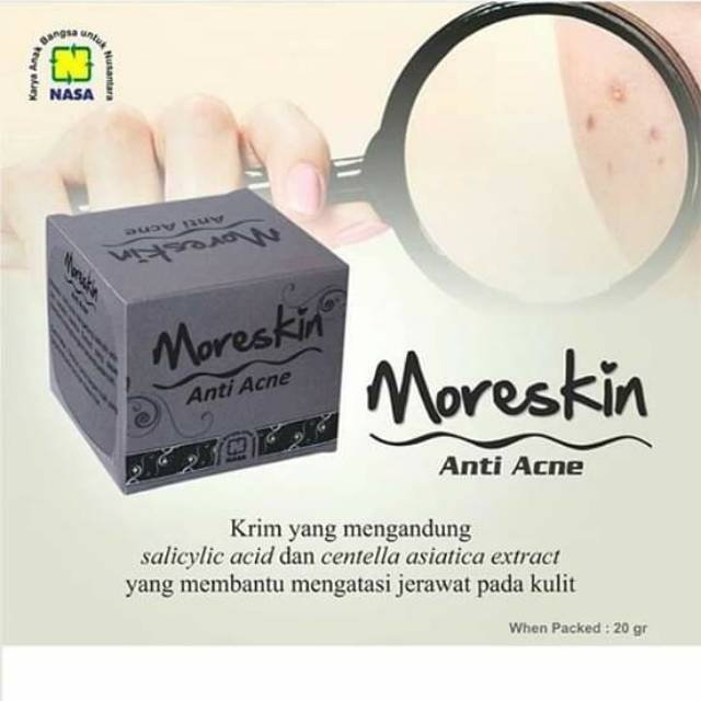 Moreskin anti acne